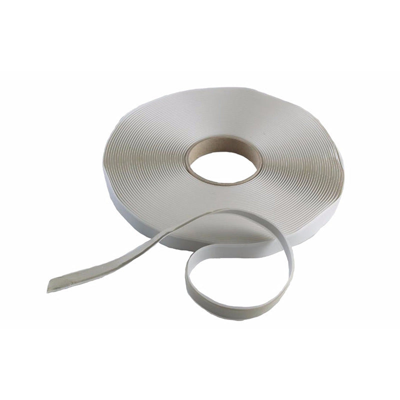 Roll of white tape on a white background