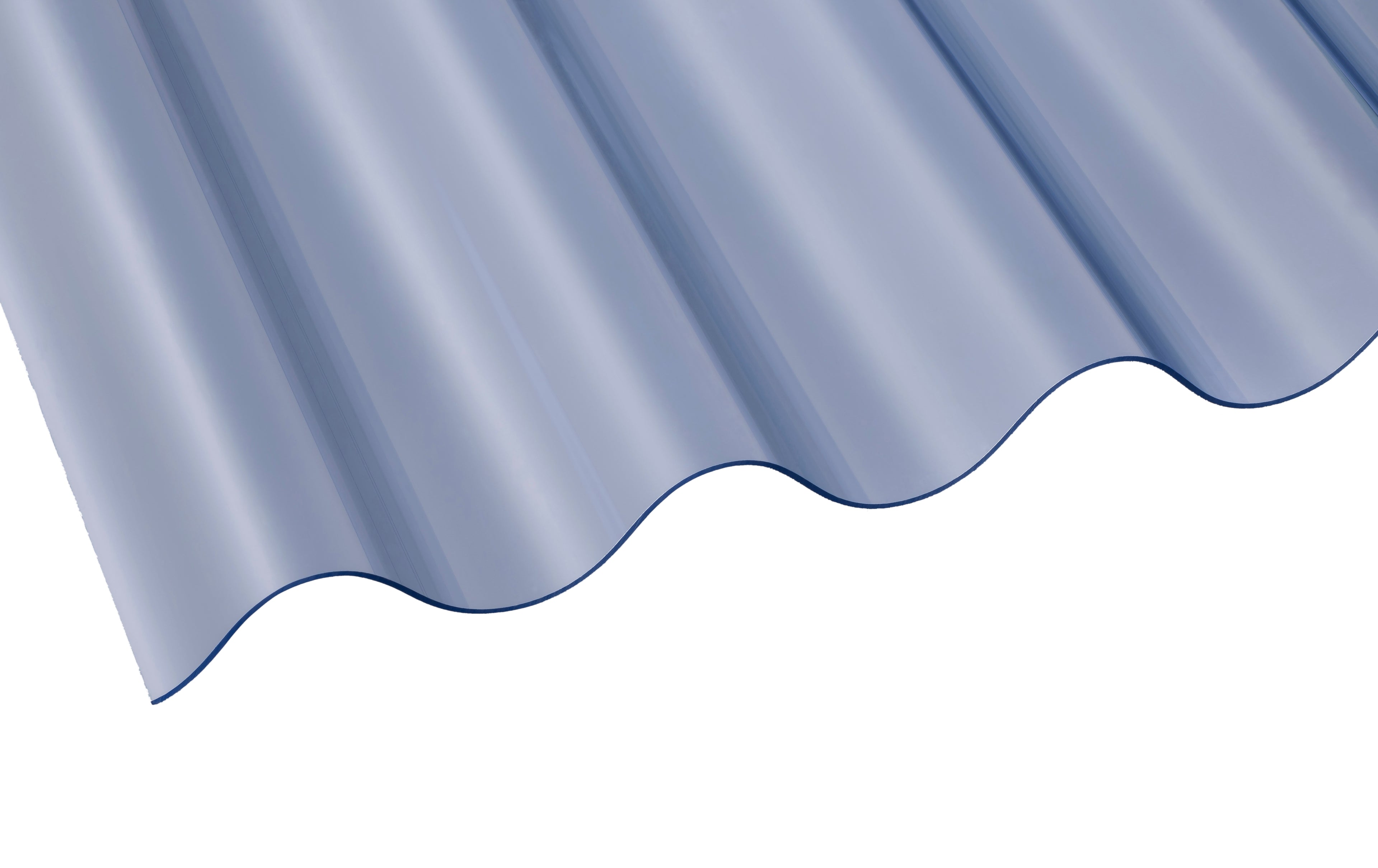 Vistalux 3" PVC Corrugated Roof Sheet 0.8mm